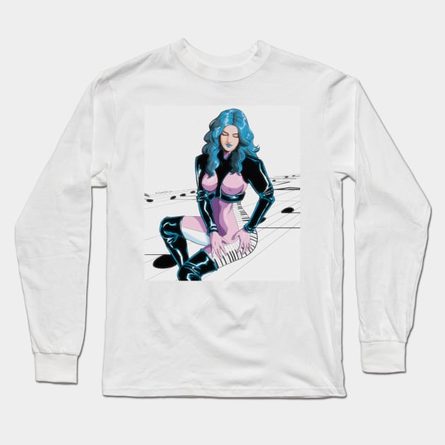 Keys Long Sleeve T-Shirt by Pablo Romero Art